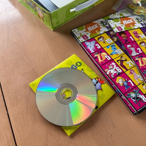Nickelodeon Nick DVD Bingo Board Game Spongebob Squarepants Nickelodeon / Mattel - Picture 9 of 15